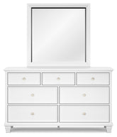 Fortman King Panel Bed, Dresser, Mirror, Chest and 2 Nightstands